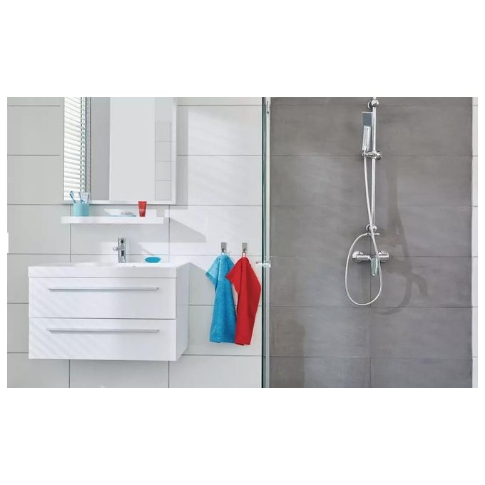 Tesa Gancio Appenditutto in Acciaio Powerstrips Waterproof