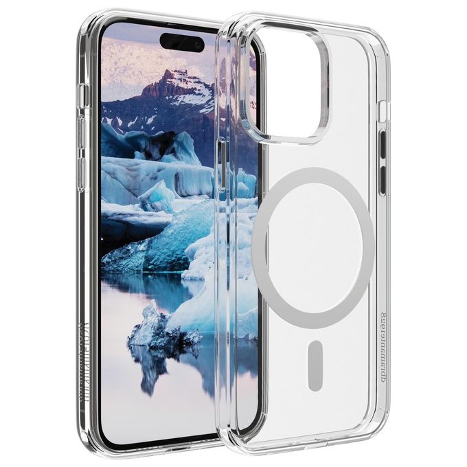 Dbramante1928 IM61CL001854 Iceland Pro Custodia per Cellulare Cover MagSafe in Plastica Riciclata Resistente ai Graffi e Antipolvere colore Bianco