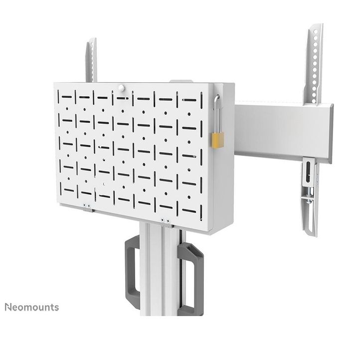 Neomounts FL50S-825WH1 Carrello TV da Pavimento Regolabile in Altezza 37-75'' VESA 100x100-600x400 mm 70 Kg TUV Certificato colore Bianco