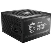 [ComeNuovo] MSI MAG A850GL PCIE5 Alimentatore, 850W 80 Plus Gold, completamente modulare, ATX 3.0, Supporta GPU PCIe 5.0, Ventola FDB 120mm, LLC Full-Bridge, cavi neri piatti - Garanzia 7 anni
