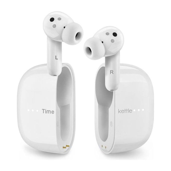 Timekettle M3 TRANSLATOR Traduttore Portatile Auricolare In-ear Bluetooth 5.2 40 Lingue Cancellazione Rumore IPX4 colore Bianco