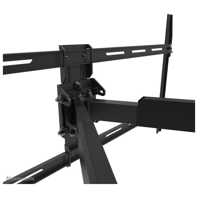 Neomounts WL40-550BL18 Supporto TV a parete Full Motion per schermi 43-75'' con regolazione inclinazione e rotazione fino a 54° e gestione cavi integrata colore Nero