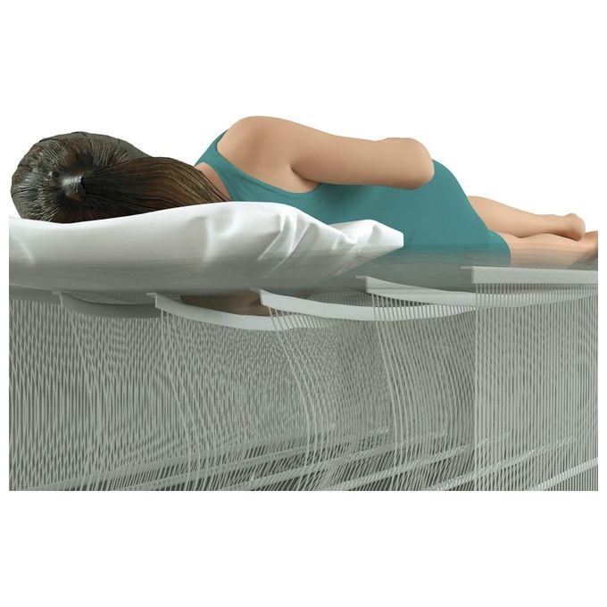 Intex 64758 Classic Downy Materasso Gonfiabile Piazza e Mezza Fiber Tech 137x191x25 cm