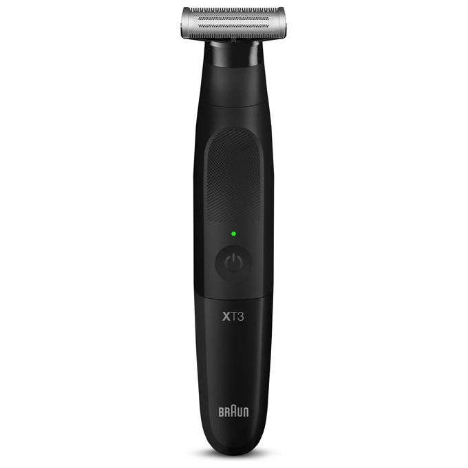 Braun XT3200 Series X Regolabarba e Rasoio Elettrico Multifunzione Lama 4D in Acciaio Inossidabile Testina Flessibile Oscillante Protezione SkinShield Autonomia 45 min Impermeabile al 100% colore Nero