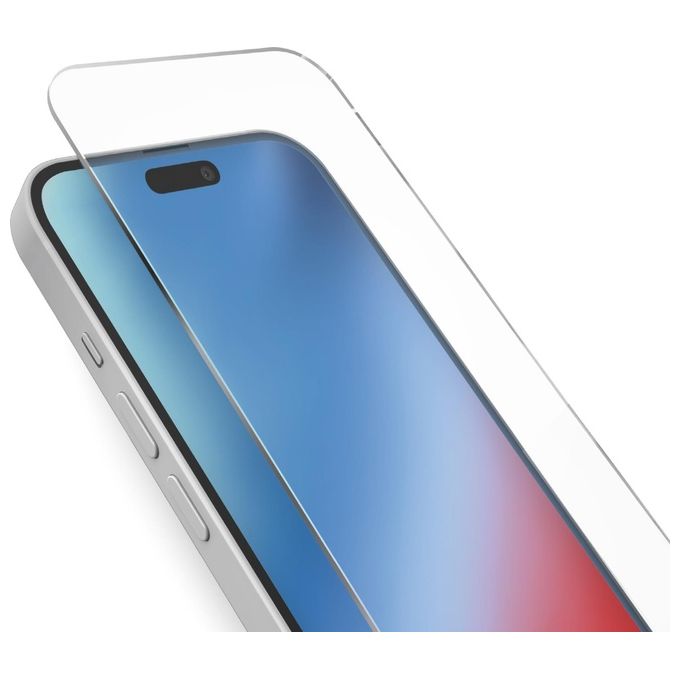 SBS TESCRGLIP1661 Pellicola Protettiva Vetro Temperato per iPhone 16 15 Resistente ai Graffi e Urti colore Trasparente