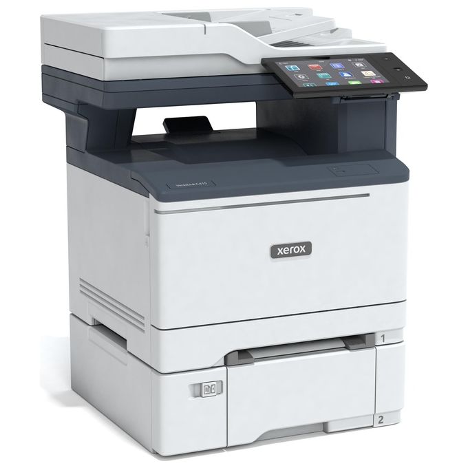 Xerox 0095205043181 VersaLink C415 Stampante Multifunzione Laser a Colori 40ppm A4 con Display Touch 7 Pollici NFC e Gigabit LAN colore Grigio Bianco