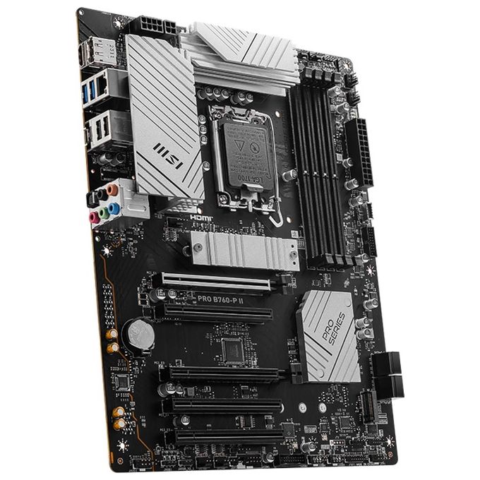 MSI PRO B760-P II Scheda Madre Intel B760 LGA 1700 ATX DDR5 4x DIMM 256 GB 7000 MHz 2.5G LAN colore Nero