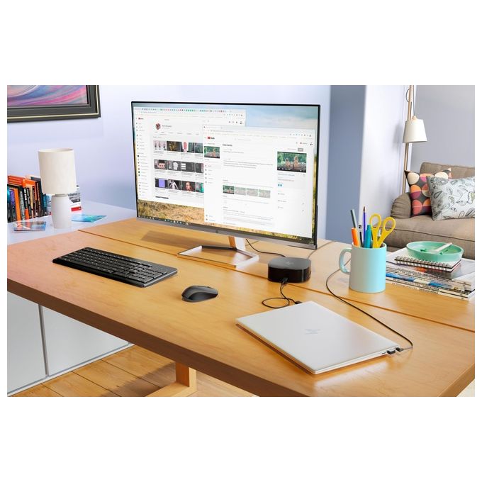 HP 930M Creator Mouse Wireless Bluetooth 5.1 2.4 GHz 7 Pulsanti Programmabili 4000 DPI colore Argento