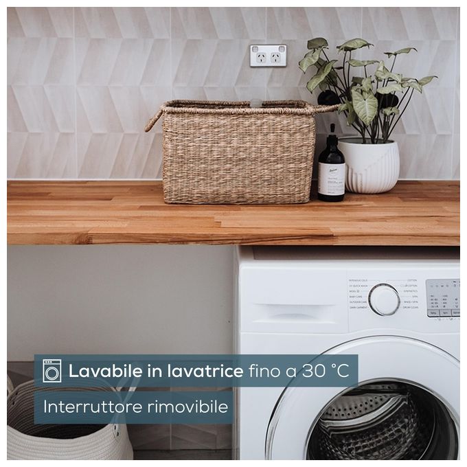 Beurer 42108 HD 75 Cosy Termocoperta 100W 6 livelli di temperatura 180x130 cm lavabile in lavatrice colore Ocean
