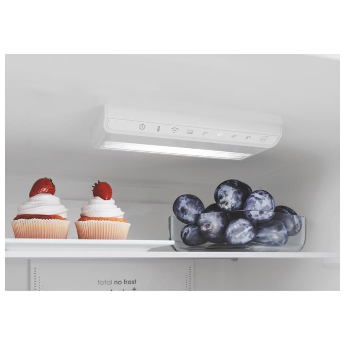 Candy CCE4T620DS Fresco Frigorifero Combinato 377 L 200 cm Classe D 38 dB Total No Frost Wi-Fi colore Argento