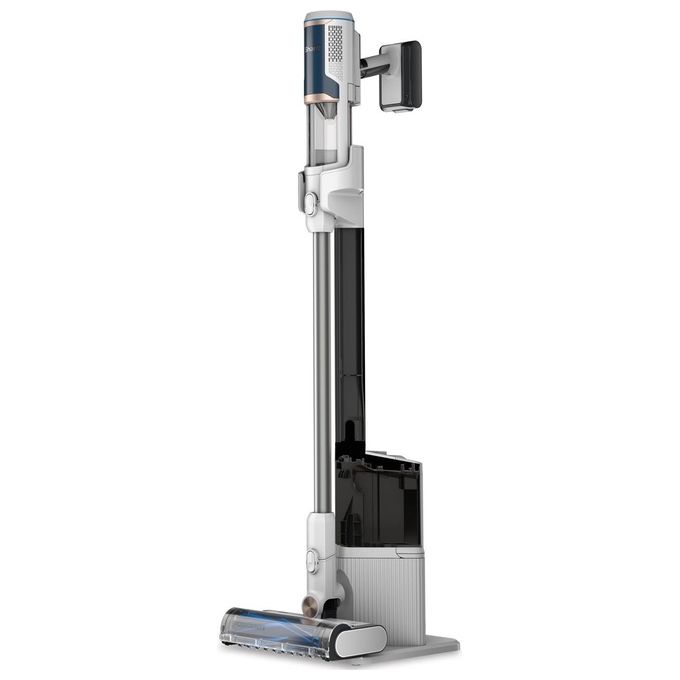 Shark BU3521EU Floor Detect Aspirapolvere a Bastone 2 in 1 Ciclonico Senza Sacchetto 240W 40 min 84 dB colore Blu Bianco