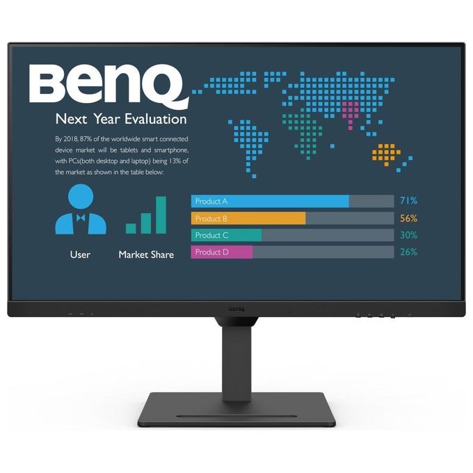 BenQ 9H.LLMLA.TPE BL3290QT Monitor PC 31.5'' 2560x1440 Pixel IPS LED USB-C 65W 75Hz altoparlanti integrati colore Nero