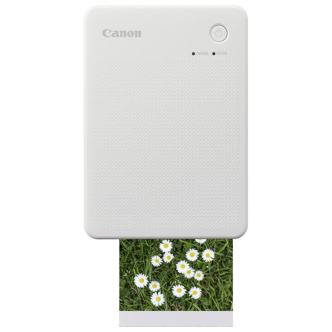 Canon QX20-WH SELPHY QX20 Stampante Fotografica Portatile Sublimazione Wi-Fi USB-C 2 Formati Adesivi colore Bianco