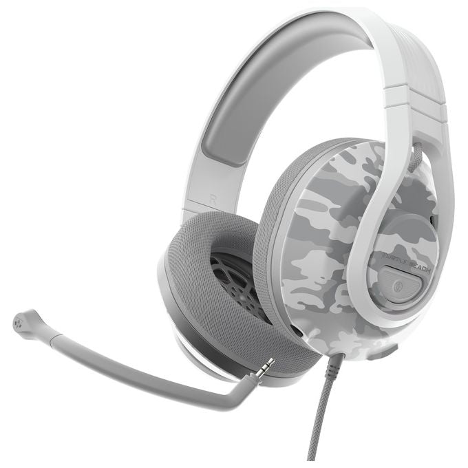 Turtle Beach TBS-6405-02 Recon 500 Cuffie Gaming Cablate Driver 60 mm Microfono Rimovibile Multipiattaforma colore Bianco