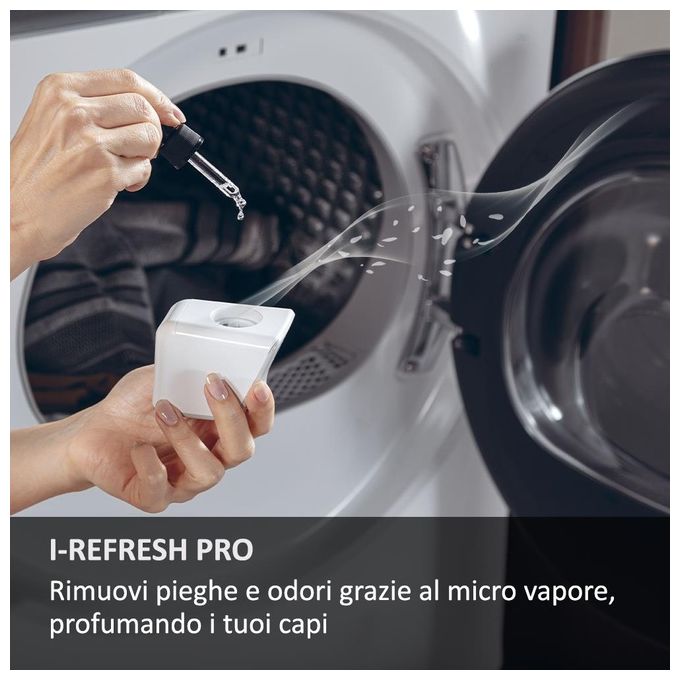 Haier HD90-A3Q397U1 X Serie 11 Asciugatrice Pompa di Calore 9 Kg Classe C Wi-Fi Inverter I-Refresh Pro (84x59x70 cm) colore Bianco
