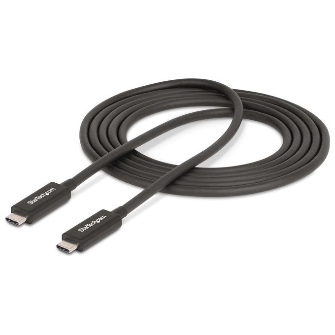 StarTech.com A40G2MB-TB4-CABLE Cavo Thunderbolt 2mt 40 Gbit-s Nero