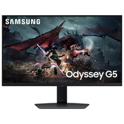 Samsung LS32CG510EUXEN Odyssey G5 Monitor Gaming 32'' QHD VA 165Hz 1ms HDR10 AMD FreeSync Premium colore Nero