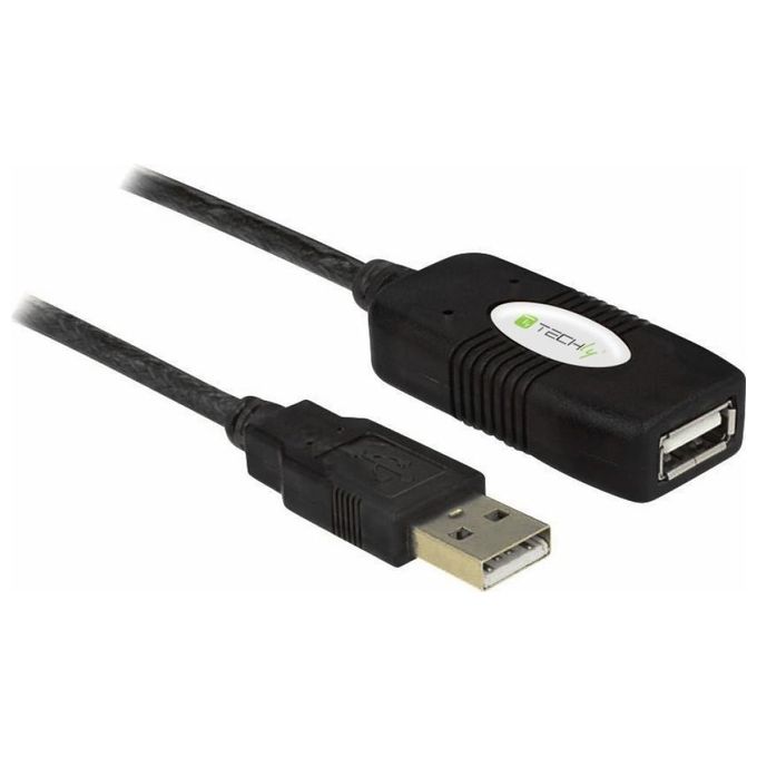 Techly Cavo Prolunga Attivo Usb 2.0 Hi-Speed 10mt