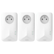 Strong POWERL1000TRIEUV2 Powerline 1000 Kit Adattatore PLC 1000 Mbit-s Gigabit Ethernet HomePlug AV2 3 pezzi colore Bianco