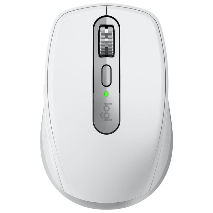 Logitech 910-006930 MX Anywhere 3S Mouse Wireless 8000 DPI Clic Silenzioso Supporto Multi-Dispositivo USB Type-C Ricaricabile Batteria Integrata colore Grigio