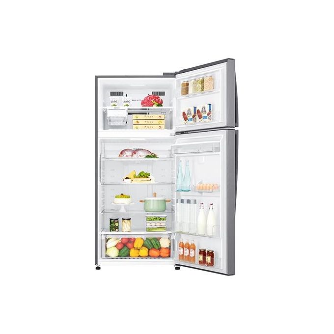 LG GTF744PZPED Frigorifero Doppia Porta 509 L 180 cm Classe E 43 dB No Frost Wi-Fi Dispenser Acqua Cassetto Zero Gradi colore Inox