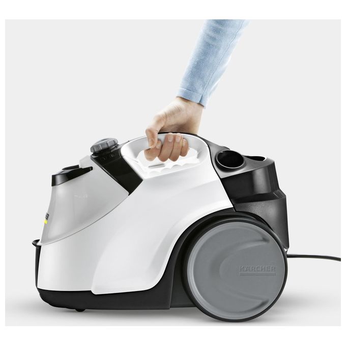 KÄRCHER 1.512-660.0 SC 5 EasyFix Pulitore a vapore cilindrico 2250 W serbatoio 1,5 L con attacco ferro da stiro colore Bianco e Nero
