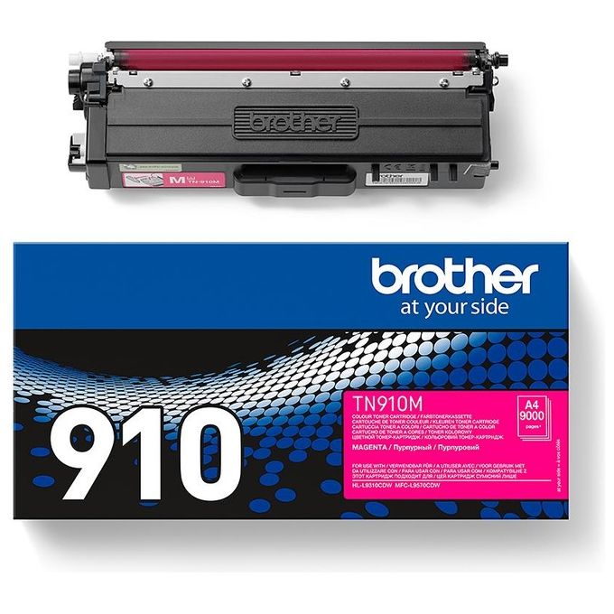 Brother TN-910M Toner Originale Magenta Resa 9000 pagine colore Magenta
