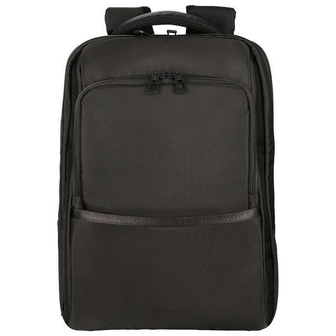 Tucano BKLUN15-BK Lunar Zaino per Laptop 15.6'' e MacBook Pro 16'' con Scomparto Imbottito e Tasca Anteriore colore Nero