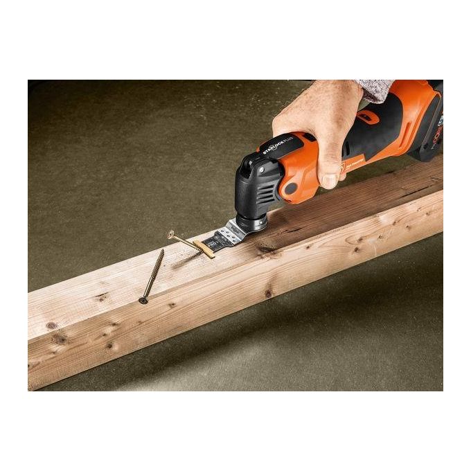 FEIN 71293863000 MultiMaster AMM 500 Plus Top AS Multitool Cordless 18 V con Batteria Li-Ion 11000 18500 oscillazioni min peso 1 3 Kg colore Nero