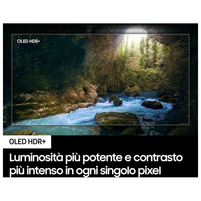 Samsung 8806095564968 S90 TV OLED 83'' 4K AI HDR+ Processore NQ4 AI GEN2 Motion Xcelerator 144Hz Design LaserSlim Dolby Atmos colore Graphite Black