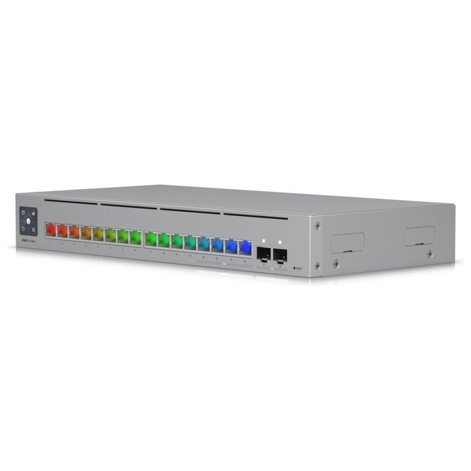 Ubiquiti USW-PRO-MAX-16 Pro Max Switch di Rete L3 16 Porte 2.5G Ethernet 84 Gbit-s 2 SFP+ Rack 1U colore Grigio