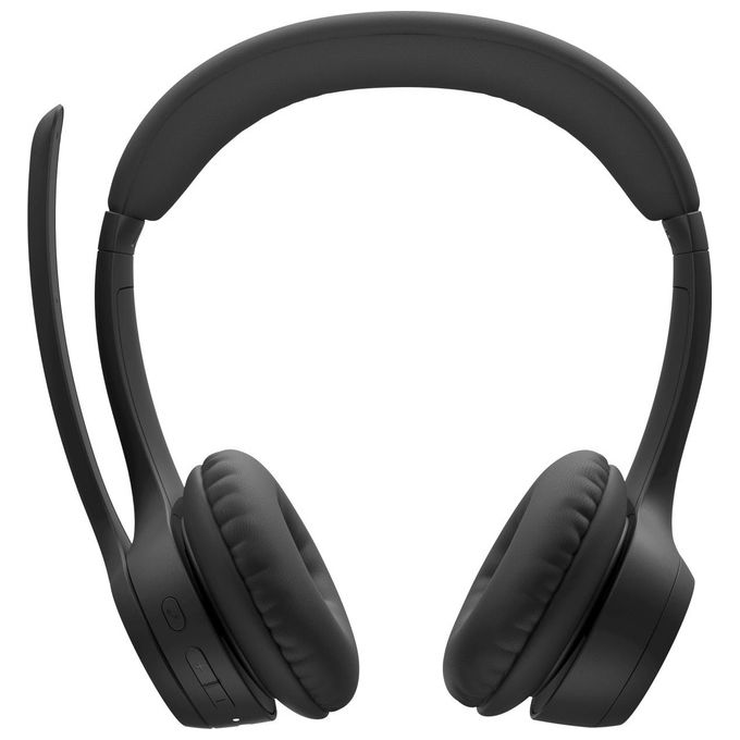 Logitech 981-001451 Zone 305 Cuffie Wireless con Microfono Bluetooth 5.3 e USB-C Plug-and-Play per Microsoft Teams Zoom Google Meet Connessione a 2 Dispositivi Autonomia 20 Ore Ricarica Rapida 5 Minuti per 1 Ora di Chiamata Materiale con 55% Plastica Rici