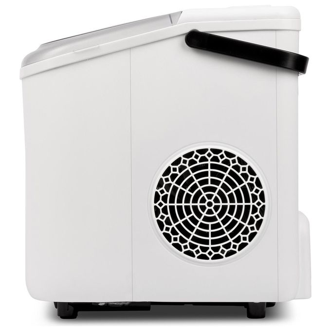 Girmi GH7401 Fabbricatore di Ghiaccio Produzione 1100 Cubetti in 24h Spegnimento Automatico Colore Bianco