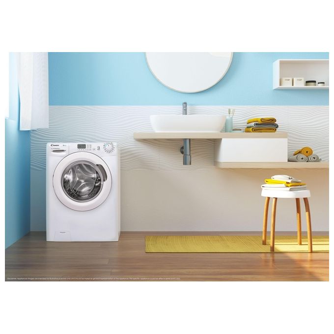 Candy Easy EY 1281DE-1-S Lavatrice Caricamento frontale 8Kg 1200 Giri-min Classe Energetica D Bianca