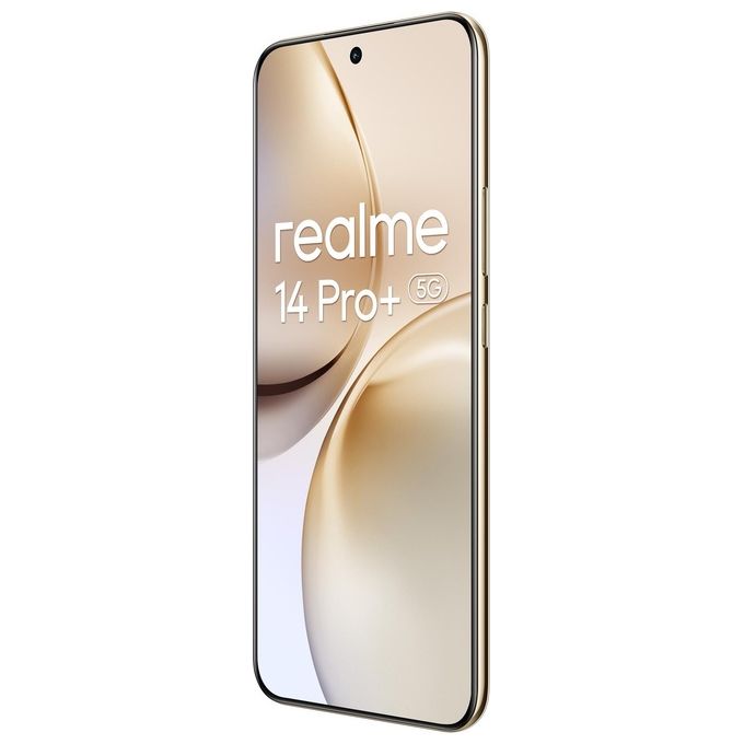 Realme 631011004926 14 Pro+ 5G Smartphone OLED 6.83'' 120Hz 12 GB 512 GB 6000 mAh 80W Ricarica Rapida colore Bianco