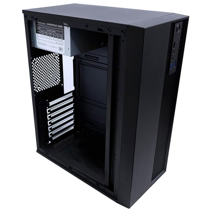 Itek ITOCWVMU3 Winco VM Case PC Midi Tower ATX mATX PSU 500W 2x USB 3.2 Gen1 colore Nero