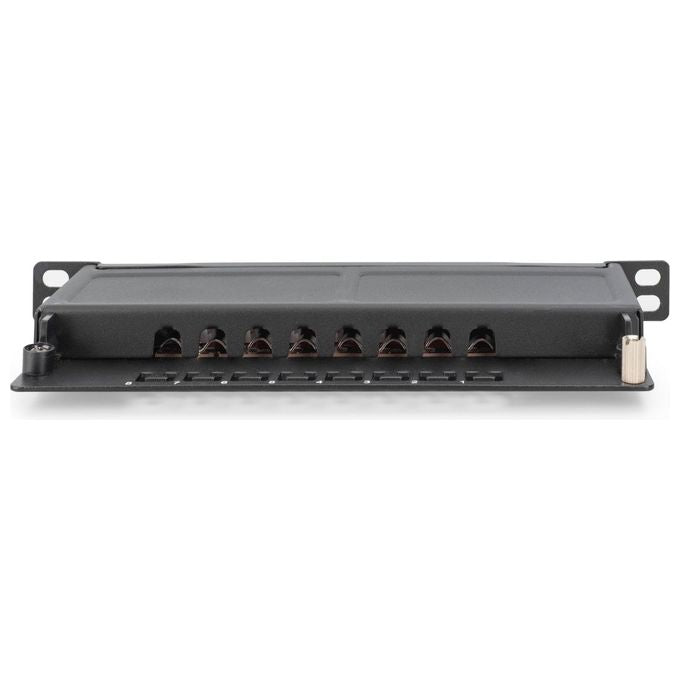 Digitus Pannello Patch Cat 6a Schermato 8 Porte 0.5U 10'' Colore Nero