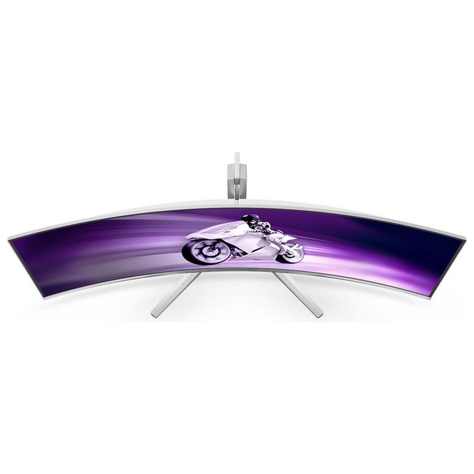 Philips 49M2C8900-00 Evnia 8000 Monitor Gaming Curvo 49'' QD-OLED Dual QHD 5120x1440 240Hz 0,03ms HDR400 Ambiglow colore Bianco
