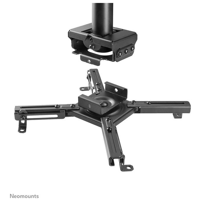 Neomounts CL25-530BL1 Supporto a soffitto per proiettore capacita' 45 Kg regolazione completa inclinazione ±20° rotazione 360° gestione cavi interna colore Nero