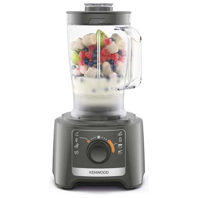 Kenwood FDP31.360GY MultiPro Compact Robot da Cucina 800 W ciotola 2,1 L frullatore 1,2 L colore Grigio