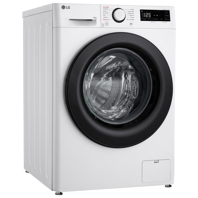 LG AI DD F4R3011NSWB Lavatrice Classe A -10% Carica Frontale Serie R3 Lavatrice 11kg 1400 giri AIWash Lavaggio a vapore Motore Direct Drive Smart Diagnosis Libera installazione Bianca