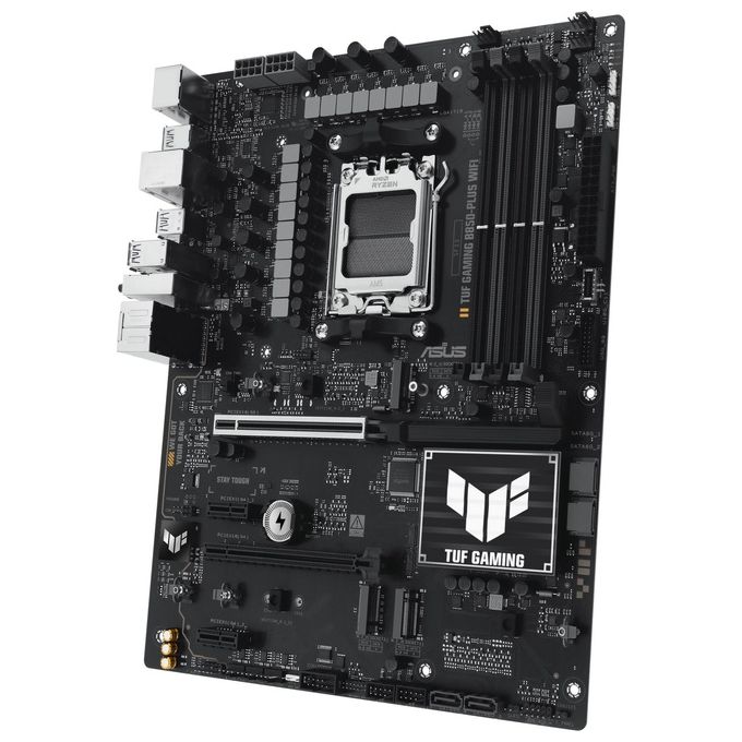 Asus TUF GAMING B850-PLUS WIFI Scheda Madre ATX Socket AM5 DDR5 PCIe 5.0 Wi-Fi 7 Ethernet 2.5Gb USB-C 20Gbps colore Nero