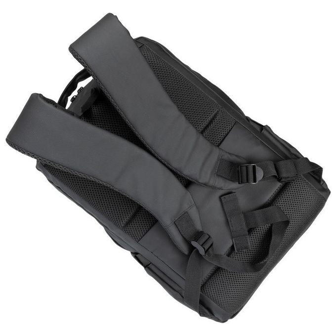 Rivacase 8435 BLACK ECO BACKPACK Tegel Zaino per Laptop fino a 15.6'' con Materiale Riciclato RPET Impermeabile colore Nero