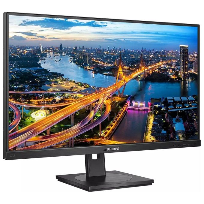 Philips 276B1-00 Monitor PC 27'' IPS QHD 2560x1440 USB-C Docking 90W Ethernet Hub USB Flicker Free colore Nero
