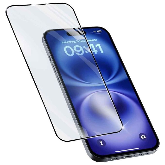 Cellularline 2TEMPGCAPIPH16 Impact Glass Capsule Vetro Temperato iPhone 16 9H Bordo a Bordo colore Trasparente
