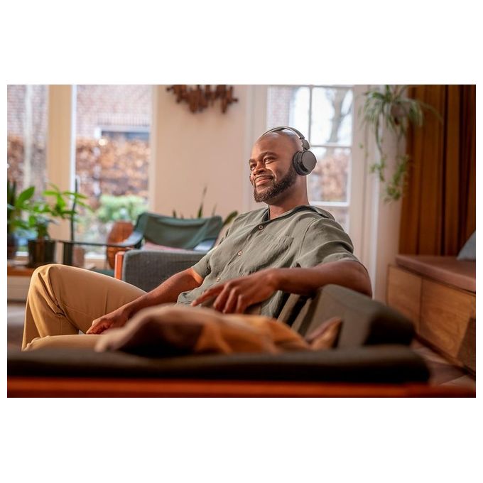 Philips TAH4209BK-00 Serie 4000 Cuffie a Padiglione Wireless Bluetooth 5.3 55h autonomia ricarica rapida USB-C colore Nero