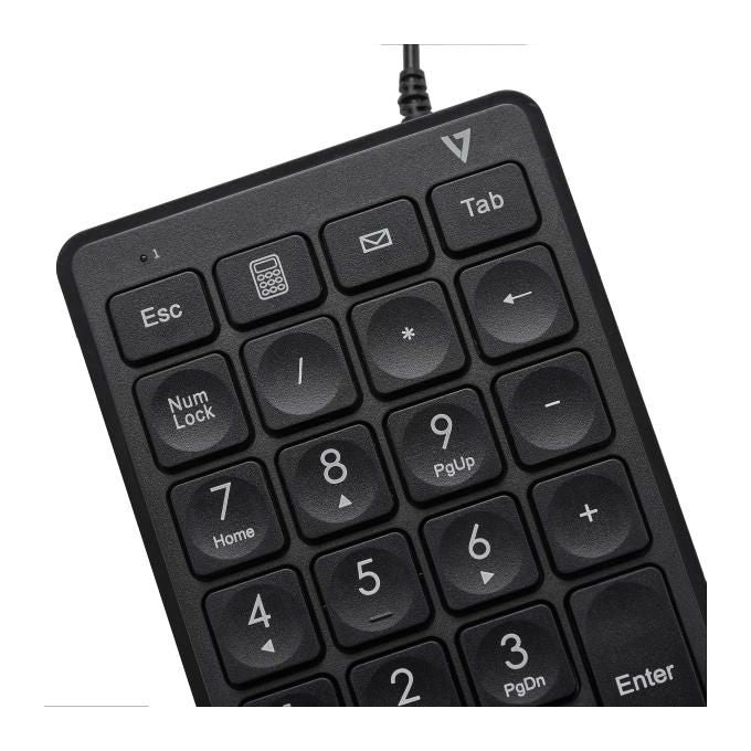 V7 Tastierino Numerico Cablato Usb Kp350 22 Tasti