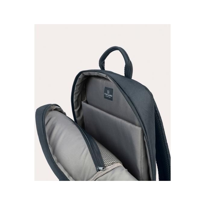 Tucano BKBTK2-B Global Zaino per Notebook 15.6'' e MacBook Pro 16'' in Tessuto Riciclato colore Blu