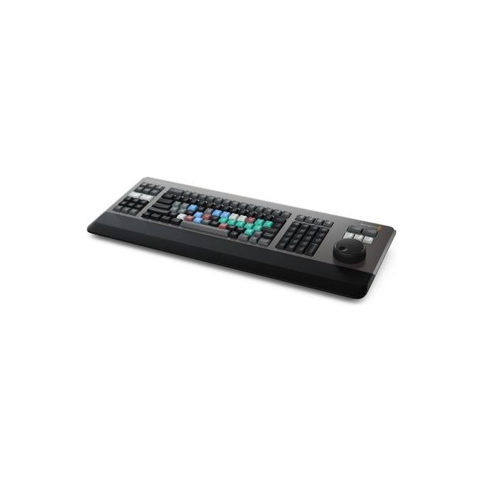 Blackmagic Design DV-RES-BBPNLMLEKB DaVinci Resolve Editor Keyboard con Codice di Attivazione per DaVinci Resolve Studio USB Type-C 2 Porte USB-A Integrati colore Nero