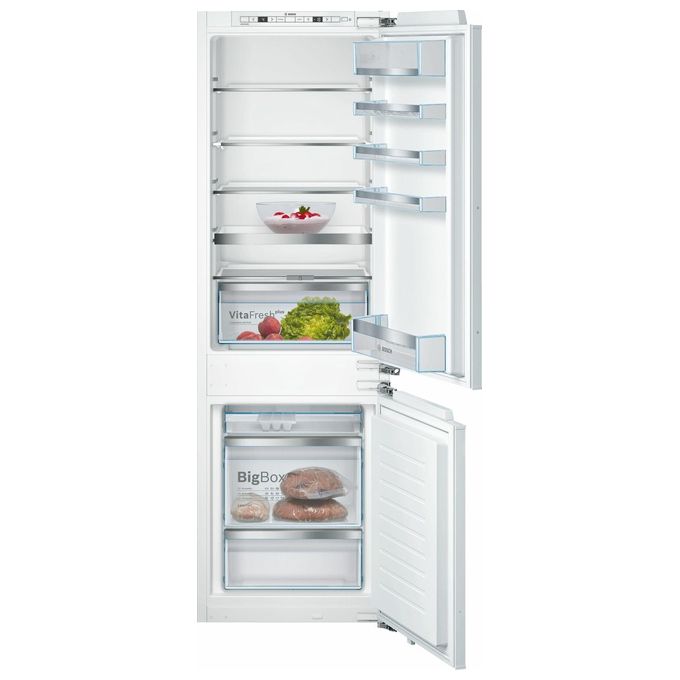 Bosch KIS86AFE0 Serie 6 Frigorifero Combinato da Incasso 266 L 177.2 cm Classe E 36 dB LowFrost FreshSense colore Bianco